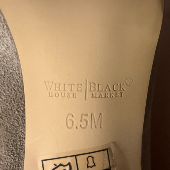 White House Black Market Over the Knee 
Boots in Taupe - Picture 4 of 4